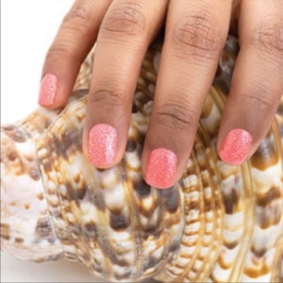 *Retired* Color Street: You’re Corally Invited | Orange Coral Glitter Summer - Picture 13 of 16